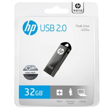 HP Kovové Prachotesný vodeodolný usb flash disk pero jednotky kl ' úč 16GB/8GB/32GB/64GB náramok stick usb flash disk zadarmo darček