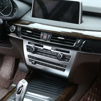 ABS Chrome Pre BMW X5 F15-2018 ABS Auto stredovej Konzoly Objem Klimatizácia Prieduch Rámik Panel Výbava Príslušenstvo