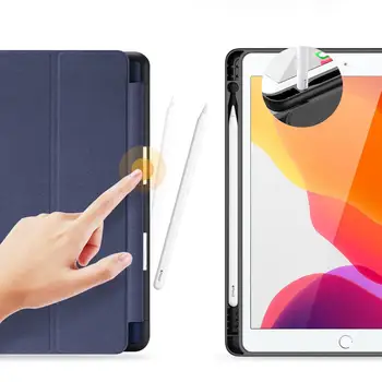 Pre Apple iPad 8 2020 10.2 palcov Prípade Módne Kože Magnetické Flip puzdro Smart Cover Pre iPad 7 2019 10.2 Shockproof Pero slot Zložiť