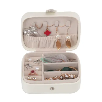 Prenosné Šperky Box Malý Nádherné Európskom Štýle Stud Ucho Jewlery Ornament Box Cestovné Šperky Úložný Box