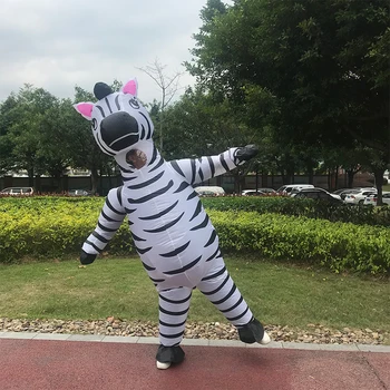 Dospelých Anime Purim Zebra Nafukovacie Halloween Kostýmy Cosplay Kostým Karneval Party Animal Úlohu Hrať Disfraz Oblek