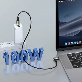 Baseus 100W USB Typ C Typ d Napájací Kábel PD 3.1 4K HD Rýchle Nabíjanie 4.0 Kábel Pre iPad a MacBook Pro Air Tablet USBC Dátový Kábel