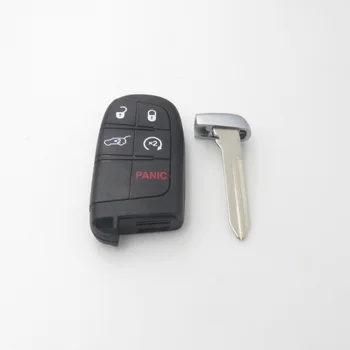 Xinyuexin Smart Remote Kľúča Vozidla Shell FOB Prípade Chrysler 300 Pre Dodg Durango Na Jeep Grand Cherokee 5Button Prázdny Kľúč