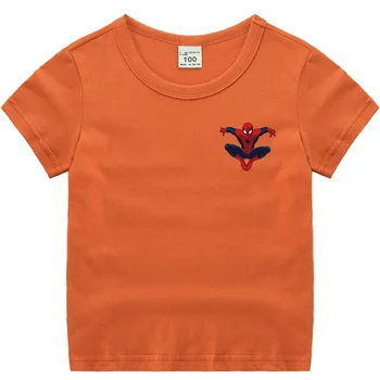Deti Disney Spiderman, T Košele Chlapca Tričko Bavlna-Krátke Rukávy T-shirt 3D Tlač Dieťa Kreslených Dievčat Veľkoobchod Oblečenie Nové