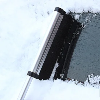 Auto hliníkovej zliatiny teleskopická snehu kefa ice lopata snow odstránenie deicing multifunkčné lopatu auto zime sneh lopata dodávky