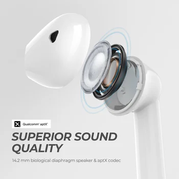 SoundPEATS TrueAir Pravda Bezdrôtové Slúchadlá TWS Bluetooth 5.0 Touch Ovládania 30Hrs Lka CVC tlmenia Hluku indikátor Batérie