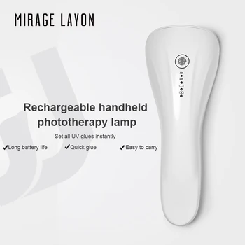 Manikúra Prenosné Lampy Prenosné Mini Fototerapia Lampa Rýchle sušenie Malé Nabíjateľná Manikúra Lampa na Nechty, Sušiče na Nechty, Lampa