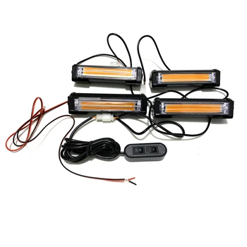 40 W 80 W, LED COB Auto prednej Mriežky výstražné Svetlo Hlavu Mini Blesk Núdzové Lightbar Povrchová Montáž pre Požiarne vozidlo Policajného 12~24V