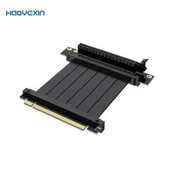 HYX PCI Express 3.0 s Vysokou Rýchlosťou 16X Flexibilný Kábel Rozšírenie Port Adaptéra Stúpačky Karty PC, Grafické Karty, Konektor Kábel 270 stupňov