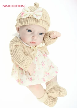 NPK reborn bábiky 2018 NOVÝ realistický znovuzrodené dieťa mäkké skutočný dotyk dieťa bábiky módna bábika darček k Narodeninám