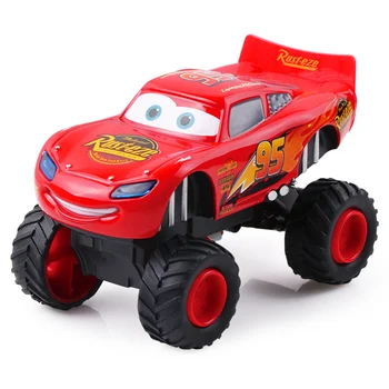 Disney Pixar Cars Blesk Mcqueen Monster Vytiahnuť Späť Blikajúce Cruz Ramirez Diecast Model Auta Hračky Narodeniny Darček Pre Detské