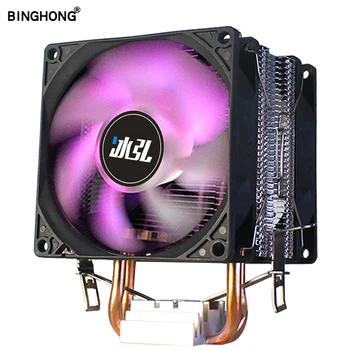 BINGHONG 4PIN Cpu cooler Master 2 Heat pipe Chladič na Chladenie Tiché ventilátory Chladiče LGA 775 1356 115X 1355 am2 am2+ am3 Hot predaj