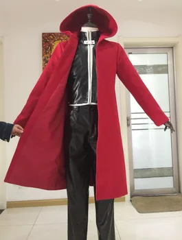 Anime Full Metal Alchemist Cosplay Kostým Edward Elric Kostým FullMetal Alchemist kabát s kapucňou Zákazku Halloween Cosplay