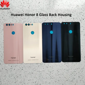 Huawei Honor 8 Batériu Späť Na Bývanie Sklo Náhradný Kryt Zadný Panel Dverí Prípade Pre Česť 8 Opravu Časti S Samolepiace Nálepky