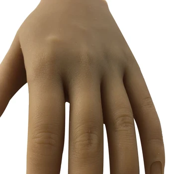 Nail Art Praxi Ruke S Flexibilné Prst Nastavenie Displeja Model Pohyblivé Nechty Color 3#