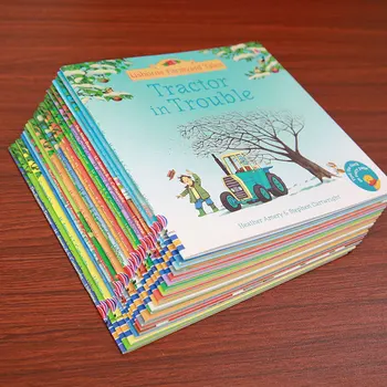 Náhodné Odoslať 5 Book/set Usborne Najlepšie fotografie Knihy Deťom Príbeh anglický Dvor Príbehy Série, Príbeh Knihy Triede Montessori