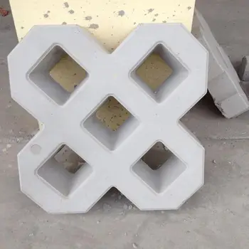 8-tvarované DIY Plastové Cesta Maker Manuálne Dlažba Cement, Tehla Formy Garden Stone Road Betónovou Dlažbou Formy Záhradné Náradie E5M1