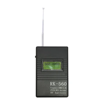 TOP RK-560 Frekvencia Detektora 50MHz-2.4 GHz Merateľné Frekvencia Stlmiť