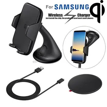 Bezdrôtová Nabíjačka Telefón Držiak pre Samsung Galaxy poznámky Namontujte Držiak na Rýchle Bezdrôtové Nabíjanie pre Auto, Mobilný Telefón Držiak na Stojan