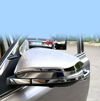 2 ks Nehrdzavejúca Oceľ Auto Spätné zrkadlo dekorácie pásy Kryt Výbava Pre Toyota RAV4 RAV 4 2016 2017 2018 hxh
