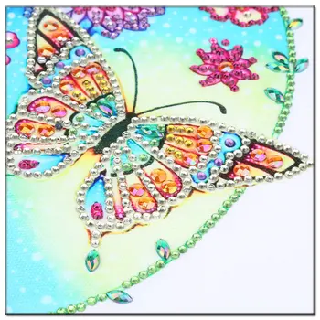 5D DIY Špeciálne Tvarované Diamond Maľovanie Motýľ Diamond Výšivky, Kvetinové Mozaiky Cross Stitch Zostavy Crystal Multicolor Dekor