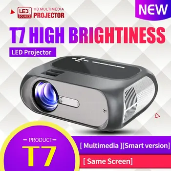 T7 FULL HD 1280x720 Domáce Kino 1080p LED projektor 200 ANSI multimediálne a multi-obrazovky interaktívnu verziu voliteľné