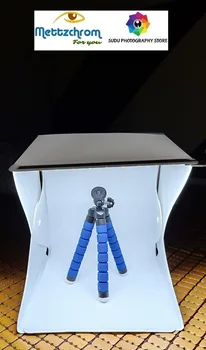 Mettzchrom Prenosný mini skladacia photo studio softbox light box stola streľba stan postavený v led softbox