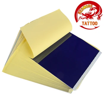 10 KS Tetovanie, prenášací Papier A4 na Veľkosť Tetovanie Papier Tepelná Vzorkovníka Uhlíka Kopírka Papier Pre Tetovanie Dodanie