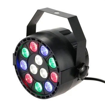 Doprava zadarmo, 12*1W LED Mini Par Umývanie Lúč Mieste Fáze Efekt pre DJ, Disco DMX RGBW Pohyblivé Hlavy Svetla