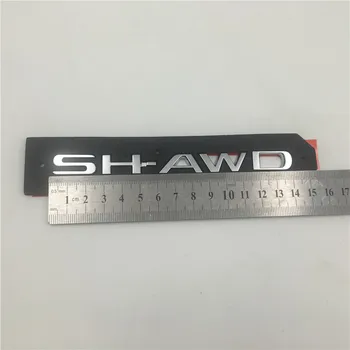 Pre Acura RDX SH-AWD Znak Auto Logo Nálepky Chrome Silver 3D Písmeno Auto Odznak Štítku