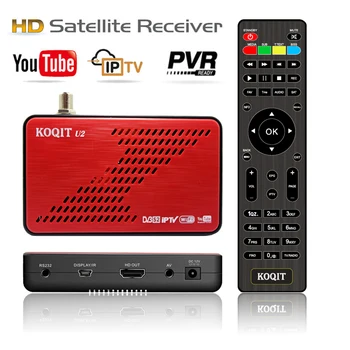 Koqit U2 DVB S2 Receptor, Satelitný tv prijímač, satelit Finder internet DVB-S2 iPTV Dekodér Podvod iks/CS Auto Biss Power tv box