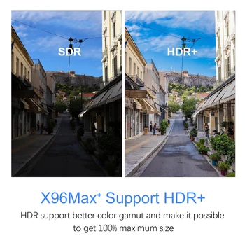 X96 MAX Plus Android 9.0 TV BOX Amlogic S905X3 Quad Core 4 GB 64 GB 32 GB 8K Wifi 1000M, 4K, Smart TV X96Max Youtube, 2 GB, 16 GB Médií