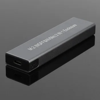 M2 SSD Prípade NVME Krytu M. 2 Na USB Typu C 3.1 SSD Adaptér Pre Dual NVME PCIE NGFF SATA M/B Tlačidlo Prípade 2230/2242/2260/2280 SSD#
