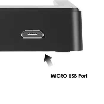 Neewer Micro USB Nabíjačka pre Sony NP-F550/F750/F960/F970,NP-FM50/FM70/FM90,QM71D,91D,NP - F500H/F55H Batérie