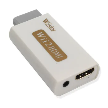 Wiistar Wii pre Adaptér HDMI Prevodník, Podpora Full HD 1080P 3,5 mm Audio Wii2HDMI Adaptér pre HDTV