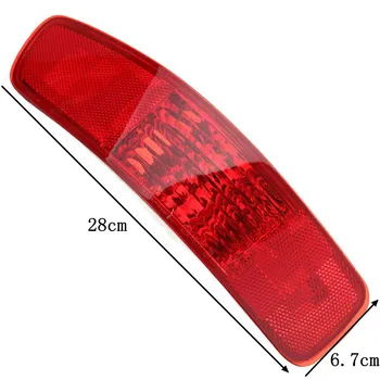 Červená Halogénové Zadný Nárazník Svetlo Brzdové Hmla Reflektor Lampa pre Mitsubishi/Outlander EX roky 2007-2012