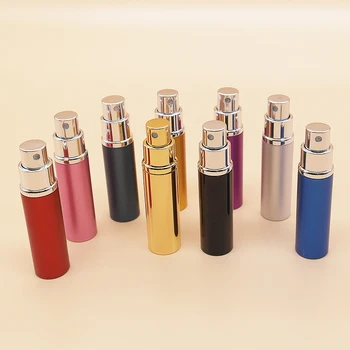 10Pcs/veľa 5Mini Roztomilý Prenosné Naplniteľné Parfum, Fľaša S Rozprašovačom& Prázdne Parfum Prípade