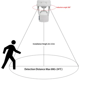 PIR Snímač Pohybu E27 LED lampa Základňu Držiaka 220V 110V Infračervené, Indukčné E27 Zástrčku Led Žiarovka Svetelný Senzor Base objímky