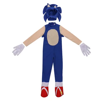 Deti Sonic The Hedgehog Cosplay Kostým Halloween Kostým Na Deti Karnevalové Strany Vyhovovali Zdobiť