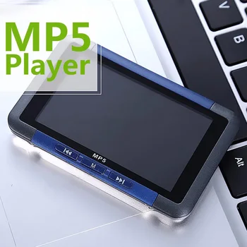 2021 Prenosné 8GB, 16GB MP5 prehrávač hudby s LCD displej FM rádio, Video, film môže byť karta Zabudovaný reproduktor