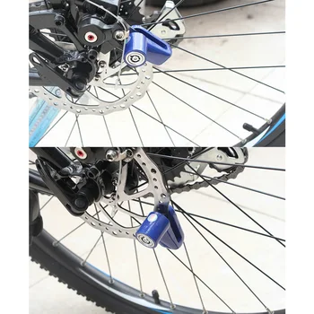 S Kľúčom Proti Krádeži Bicykla Univerzálna Kotúčová Brzda Zámok Ťažkých Rotora Skúter Prenosné Korózii Motocykel Mini Bike