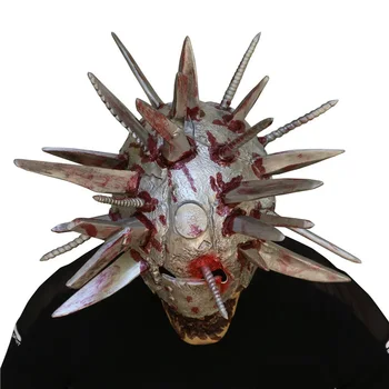 Nože Zombie Teroru Maska Walking Dead Maska Halloween Party s Simulácia Zbraní na Hlavu Latex Prilba Čepeľ Ľudí Maska