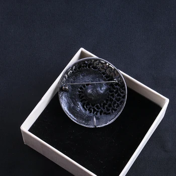 Vintage Yinyang Brošňa Pin Brošňa pre Ženy Yinyang Brošňa Kamenné Dekorácie, Šperky, Hodvábna Šatka Pracky Prívesok Dual-Purpose