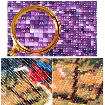 DUTEY 5D DIY plné Námestie vŕtať maľovanie Cross Stitch Pretekárske auto 5 ks Výšivky diamond Kamienky Mozaiky Domova