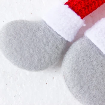 3ks Vianočné Ozdoby, Vianočné Tomte Santa Claus Nohu Gnome Oblečenie pre Bábiku Visí Zdobením na Vianočný Stromček Domov Reataurant