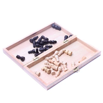 Drevené Skladacie 30x30 Šach Puzzle, Doskové Hry