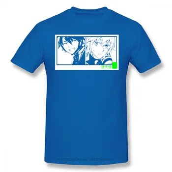Muži Anime Seraph Konca Dark Fantasy Anime Série T-Shirt Miku & Yuu Manga-štýl Dizajnu Čistej Bavlny Tees Harajuku Tričko