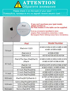 Roztomilý Veľryba Pre iPad Mini 1 2 3 Coque iPad Vzduchu 1 2 Funda Mäkké Silikónové Späť Ochranný Kryt, iPad 7. Generácie Prípade Pro 11 2020