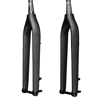 Carbon fiber MTB bicykel predné vidlice 27.5 / 29er pevné vidlica pre MTB bicykle kotúčové brzdy predná vidlica 1-1 / 8'
