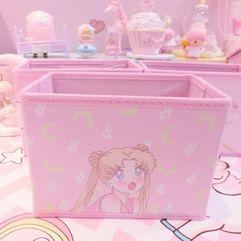 Anime Sailor Moon Akcie Obrázok Pracovnej Plochy Úložný Box 5313 Nepremokavé Skladacia Organizátor